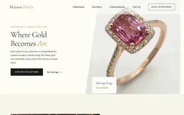 Maison Doree: Yammbo Web template preview